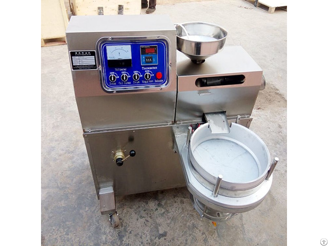 Small Capacity Sesame Peanut Oil Pressing Machine For Shop Use