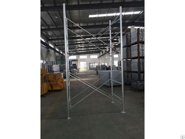 Painting And Powder Coated Scaffolding Frame With High Quality