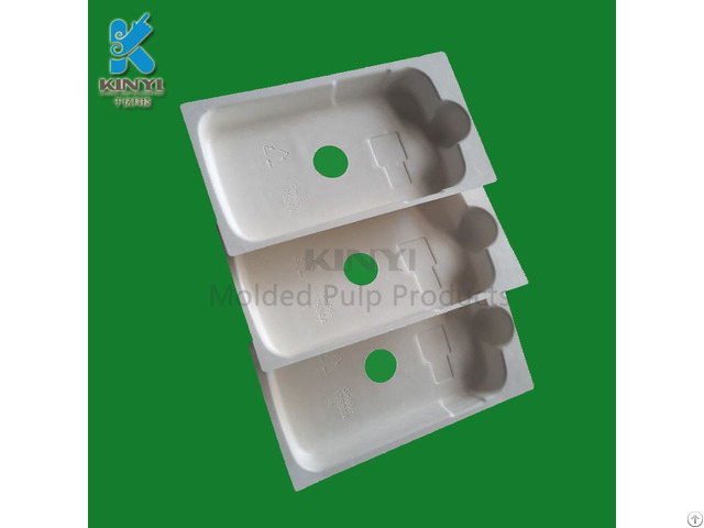 Newest Odm Customized Paper Pulp Molded Phone Case Packaging Tray Container