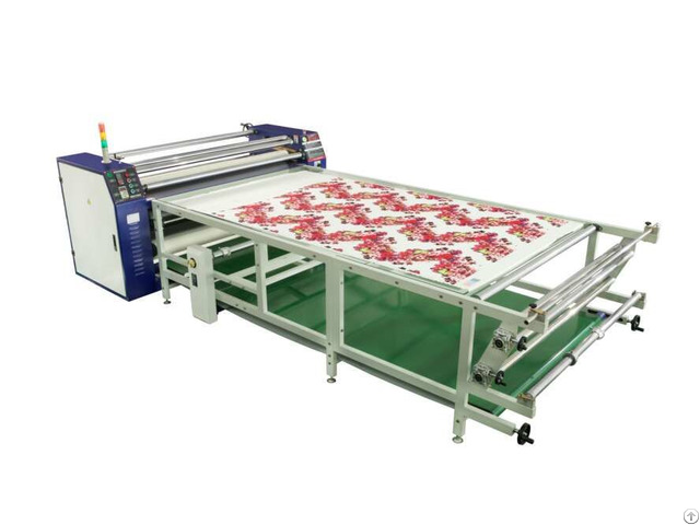 Rotary Large Format Rosin Tech Sublimation Heat Press Transfer Machine For Sportswear Printing