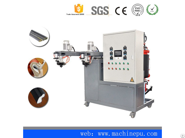 Pu Polyurethane Foam Casting Machine For Cladding Type Sealing Strip