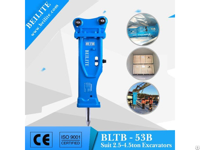 Bltb53b Silenced Hydraulic Hammer For Mini Excavator
