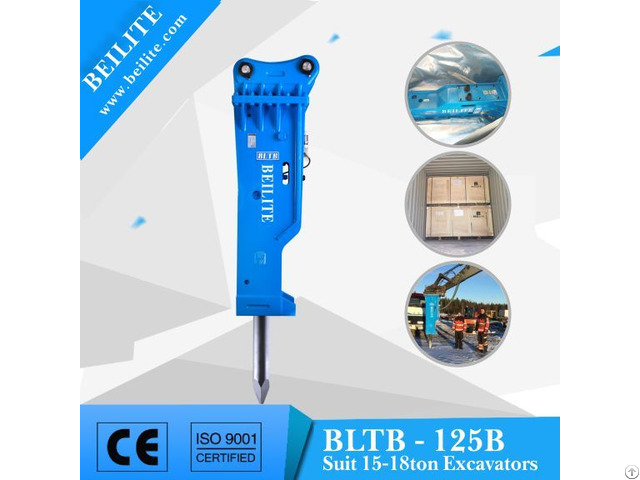 Bltb 125b Silenced Hydraulic Hammer For 15 18 Ton Excavator