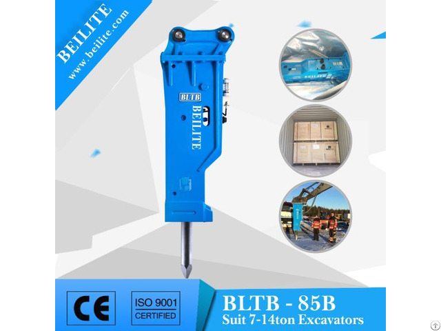 Bltb85 85mm Chisel Hydraulic Hammer For 7 14ton Excavator