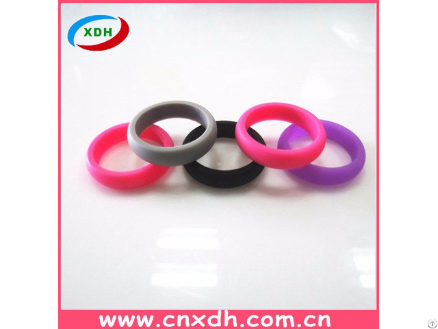 Custom Fashionable Silicone Wedding Ring