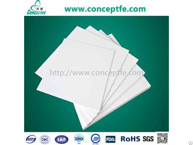 100 Percent Virgin Chemical Resistance Ptfe Teflon Molded Sheet