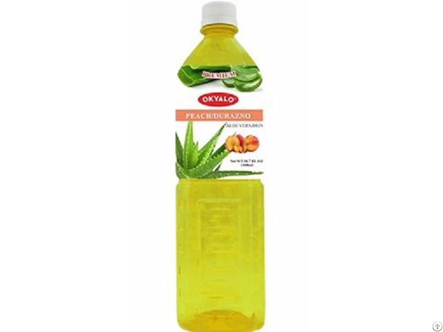 Okyalo Peach Aloe Vera Drink In 1 5l Okeyfood