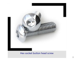 Stainless Steel Hex Socket Head Cap Screw Tornillo Bristol Button