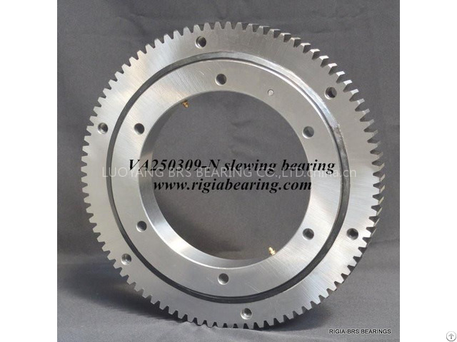 Va250309 N Four Point Contact Ball Slewing Bearing External Gear Teeth