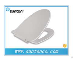 Xiamen White Silent Close Quick Release Ultra Slim V Shape Uf Toilet Seat