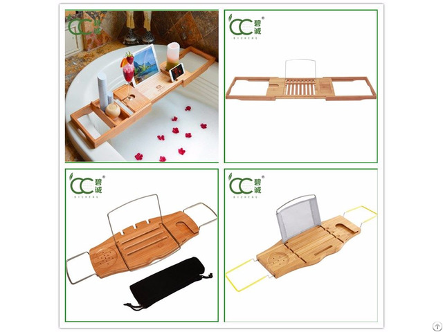 Bamboo Bath Caddy Tray