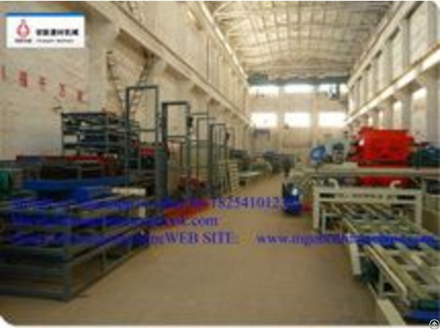 Thickness2 25mm Unlimited Length Magnesium Oxide Board Production Line With Mgo Mgcl2 Sawdust