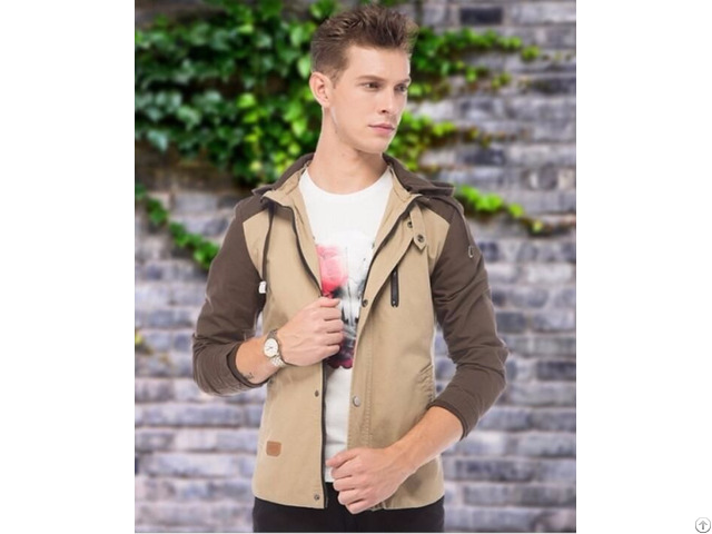 High Quality Mens Quilted Jacket Hood