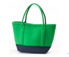 New Fashion Handbags Neoprene Tote Bags Contrast Color