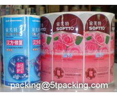 Pe Bottled Shampoo Labels Packed In Rolls