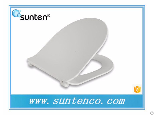 Saleable Slim Soft Close D Shape Toilet Seat