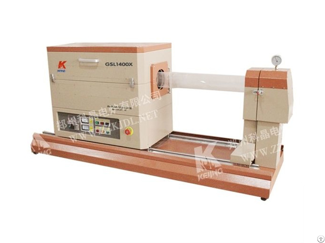 1400 Degrees C Slide Able Heating Cooling Tube Furnace