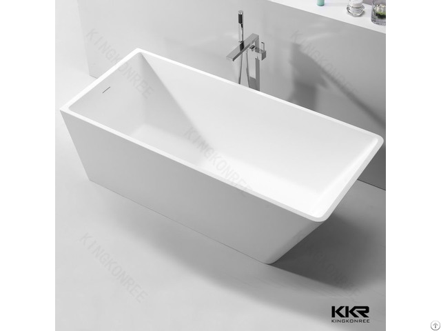 Kkr Factory Supply Artificial Stone Soft Bathtub