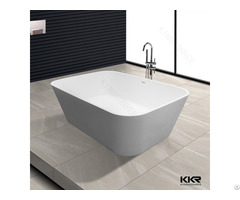 Simple Design White Solid Surface European Bathtubs