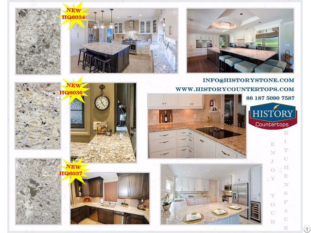 New Arrivals Granite Color Quartz Surface From History Countertops