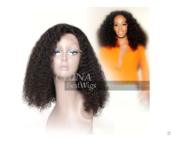Kinky Glueless Lace Front Wig