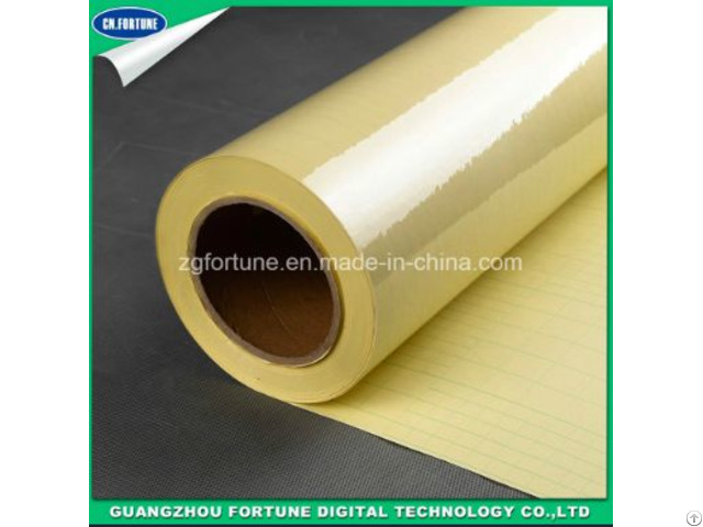 Yellow Back Transparent Double Side Self Adhesive Film