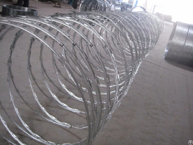 Galvanized Razor Wire