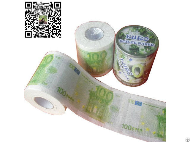 100 Percent Virgin Wood Pulp Printed Colored Toilet Paper Tissue Roll