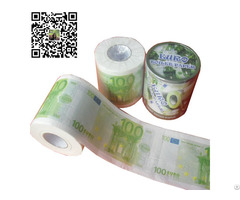 100 Percent Virgin Wood Pulp Printed Colored Toilet Paper Tissue Roll