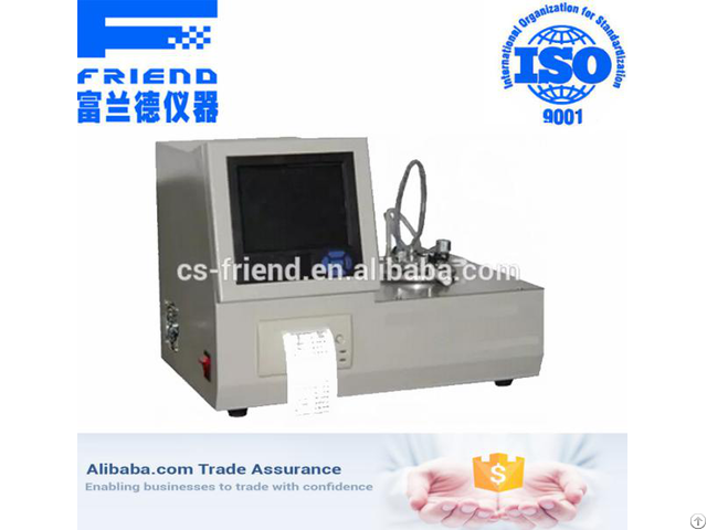 Fdt 0234 Automatic Low Temperature Closed Cup Flash Point Tester