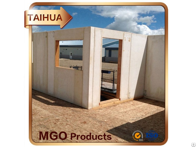 High Strength Fire Rated Exterior Partition Wall And Environmentally Of Mgo Board