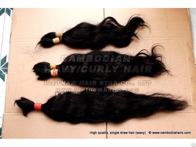 100 Percent Human Cambodian Hair Bundles