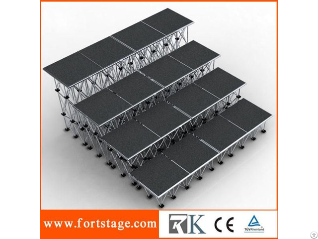 Portable Stage With Square Shape Platform