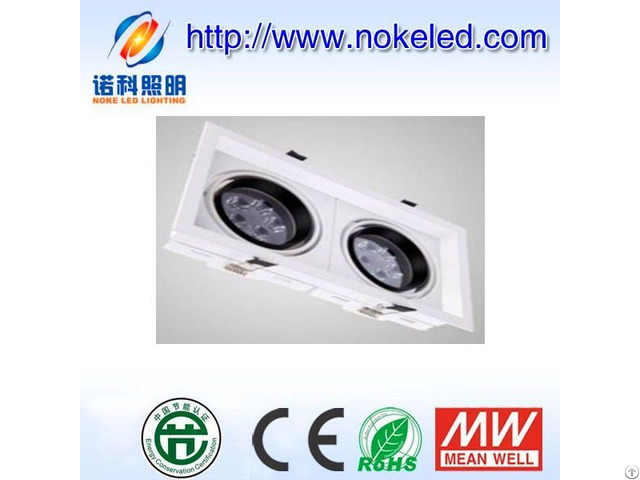 Double Head Led Down Light Square Type