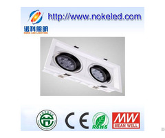 Double Head Led Down Light Square Type