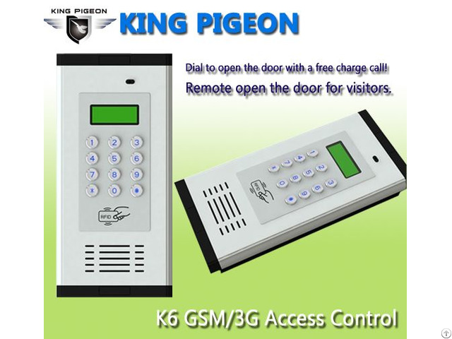 Gsm 3g Access Control And Apartment Intercom K6