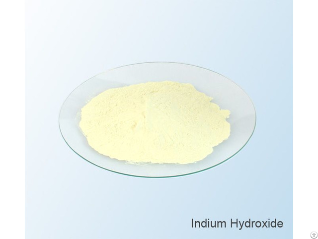 High Purity Indium Oxide Trioxide 99 9999 Percent Light Yellowish Powder