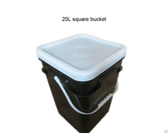 Wholesale 20l Square Black Plastic Bucket