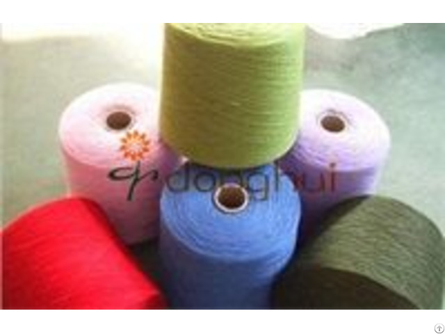 Polyester Mercerized Wool Blended Yarn For Weaving