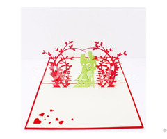 Wedding Invitation 4 3d Pop Up Handmade Card