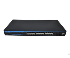 Managed 24 Port Poe Switch With Broadcom Chipset