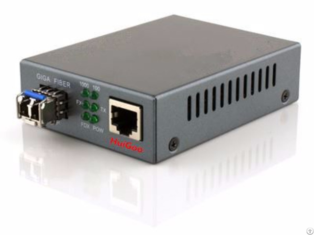 Gigabit Fiber Media Converter 1000base Lx Lc Multimode