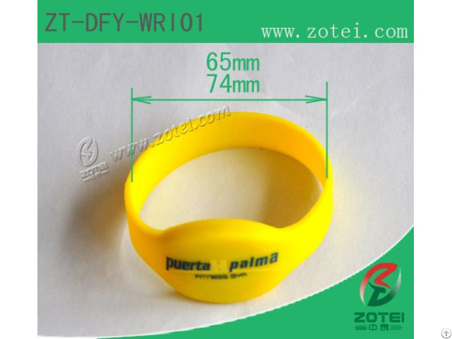 Rfid Silicone Wristband Tag Zt Dfy Wri01