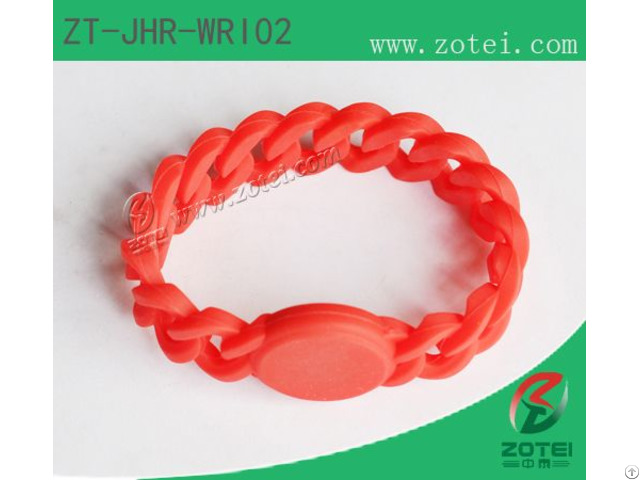 Braid Silicone Wristband Tag Zt Jhr Wri02