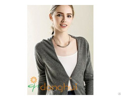 Ladies Wool And Cashmere Blend Cardigan Sweater