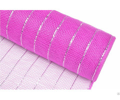 21 Inch 10y Dark Pink Silver Strip Manufacturer Candy Wrapper Material For 20s04