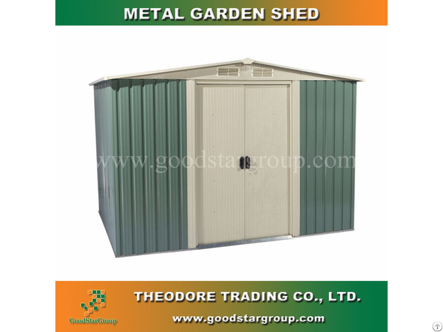 Metal Garden Shed 10x8ft For Tools Storage Outdoor Building