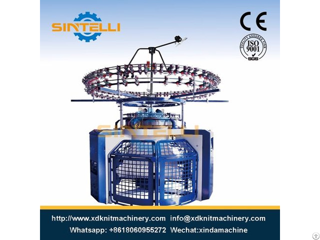 Single Three Thread Fleece Circular Knitting Machine