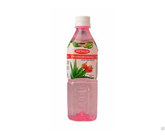 Strawberry Aloe Vera Juice With Pulp Okeyfood In 500ml Bottle
