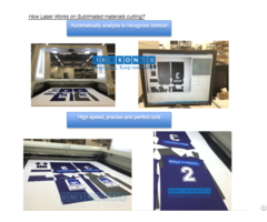 Laser Cutting Dye Sublimation Printed Fabric Textiles And The Other Material